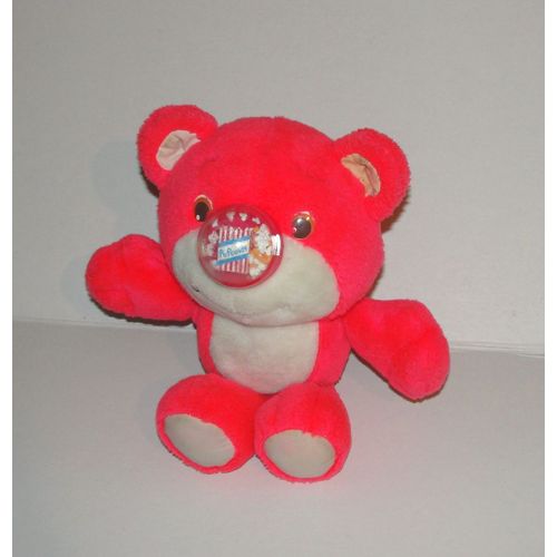 Ours Popcorn Ancienne Peluche Ours Ventre Ventilé Vintage Hasbro 80