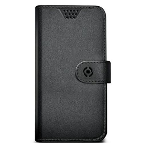Celly Wally Unica Coque Pour Téléphone Portables 12,7 Cm (5") Étui Avec Portefeuille Noir