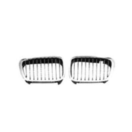 Grille De Radiateur Avant Droite Pour Bmw Serie 3 E46 Coupé, 1999-2001, Chromée, Neuve