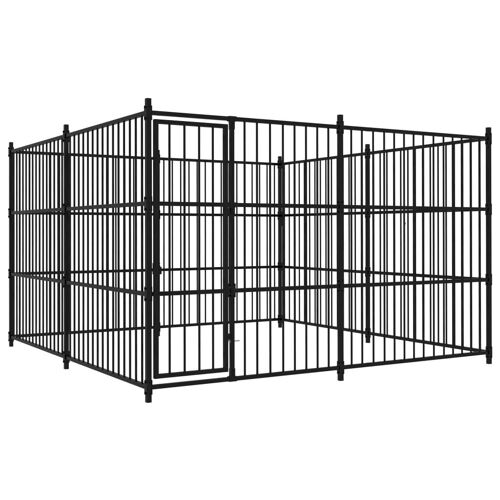 Chenil Extérieur Cage Enclos Parc Animaux Chien D'extérieur Pour Chiens 300 X 300 X 185 Cm Helloshop26 02_0000348
