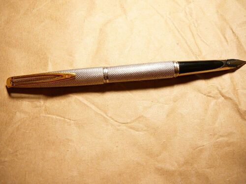 Stylo Plume Waterman Cf Argent Massif