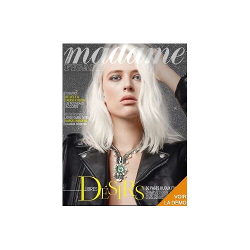 Madame Figaro N°21875-21876 : Libres Désirs, 30 Pages Bijoux Fous - Rencontres Joyce Carol Oates... 