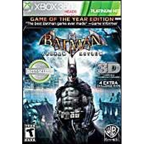 Batman Arkham Asylum: Game Of The Year Platinum Hits Xbox 360