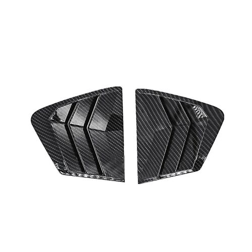 2pcs For 2012-2015 Car Side Quarter Window Vent Louver Shutter Cover Trim