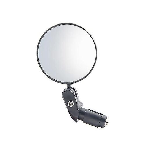 Qx Universal Motorbike Handlebar Round Convex Mirror Motorcycle Rearview Handle Bar End Mirrors 360 Rotation Moto Accessories