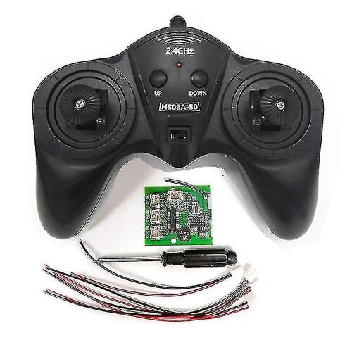 2.4g Transmitter 6 Channel Remote Control Receiver Dc 6-15v Diy Car Model 50 Meters