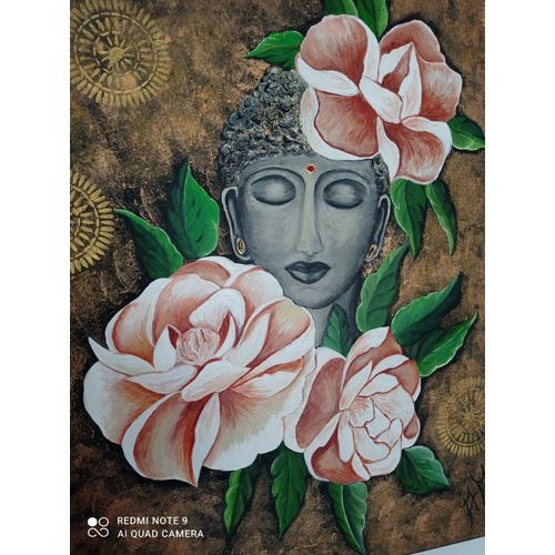 Déco tableau peinture acrylique sur toile