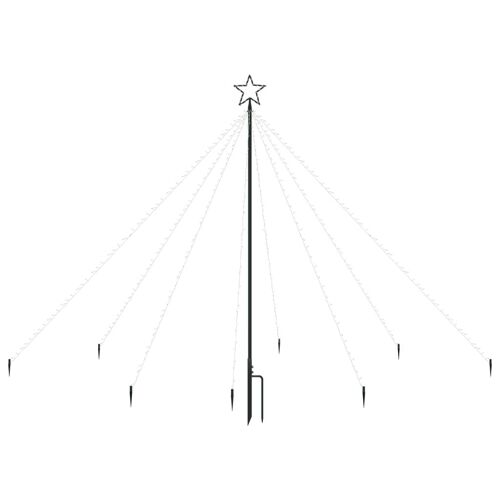 VIDAXL Lumi¿¿res d'arbre de No?l Int¿¿rieur/Ext¿¿rieur 400 LED 2,5 m