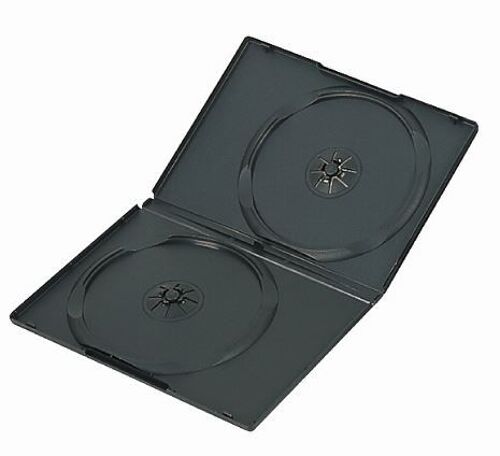 Boîtier DVD noir 2 DVD pack 10