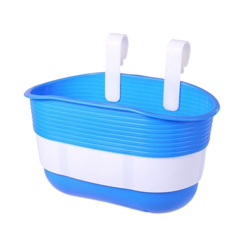 Bleu - Panier De Vélo En Plastique Pour Enfants, Porte-Guidon Suspendu À L'avant, Sacoche De Selle, Pour Cyclisme, Avec Noeud Papillon