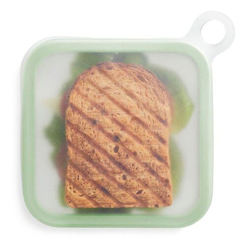Boîte À Sandwich Portable Réutilisable En Silicone, 1 Pièce, Boîte À Déjeuner, Boîte À Toast, Couvercle En Silicone, Vaisselle, Boîte À Déjeuner D'étudiant, Accessoires De Cuisine