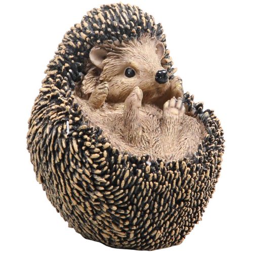 Hérisson En Boule En Résine 12 X 11 X 12 Cm