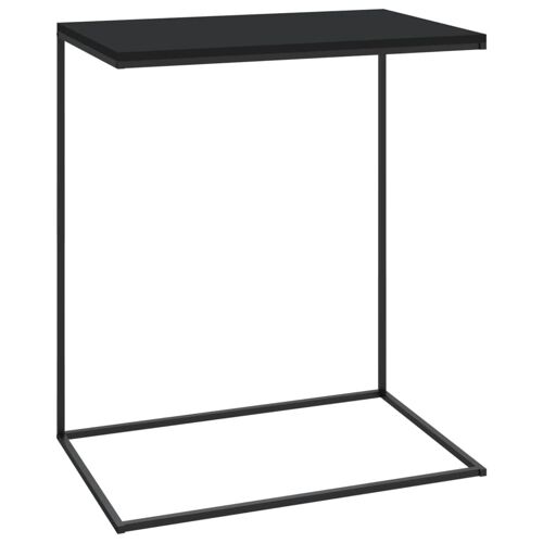 Vidaxl Table D'appoint Noir 55x35x66 Cm Aggloméré
