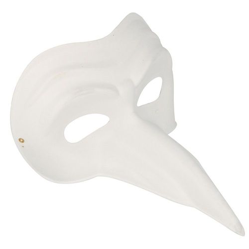 Masque Vénitien À Décorer Oiseau Long Bec Adulte