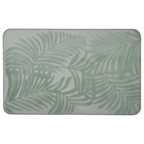 Tapis de bain mousse à mémoire de forme en polyester vert