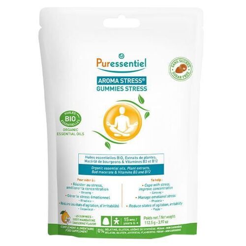 Puressentiel Sommeil & Détente Gummies Stress 45 Unités 