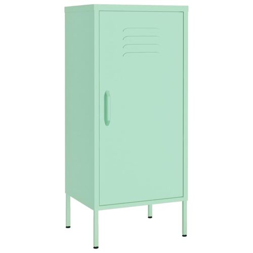 vidaXL Armoire de rangement Vert menthe 42,5x35x101,5 cm Acier