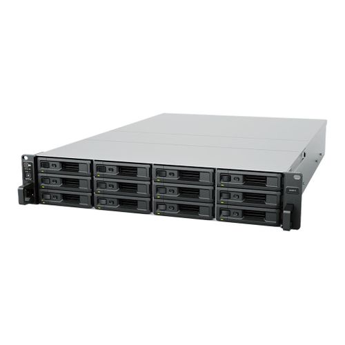 Synology SA3410 - Serveur NAS - 12 Baies - rack-montable - SATA 6Gb/s / SAS - RAID RAID F1, JBOD, 0, 1, 5, 6, 10 - RAM 16 Go - Gigabit Ethernet / 10 Gigabit Ethernet - iSCSI support - 2U