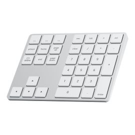 Satechi Bluetooth Extended Keypad - Pavé numérique - sans fil - Bluetooth - argent