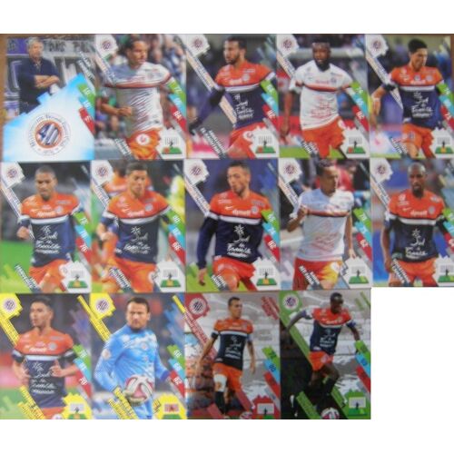 Carte Adrenalyn 2014 / 2015 Equipe Montpellier 14 Cartes