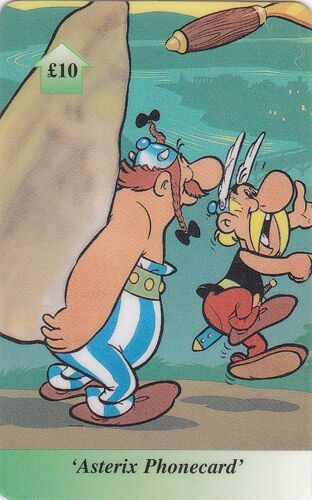 Asterix Et La Serpe D Or - Carte Telephonique Britanique