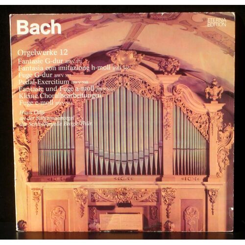 Bach Orgelwerke 12 Hans Otto, Orgue Silbermann De La Schlosskapelle Zu Burgk