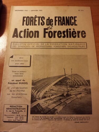 Forets De France Et Action Forestiere Numero 111 
