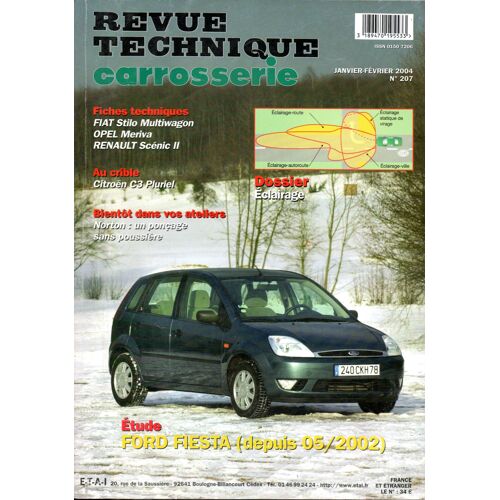 Revue Technique Carrosserie N°  207 Ford Fiesta Depuis 05/2002