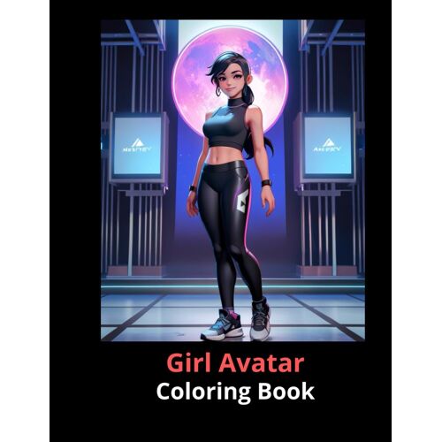 Enchanting Girl Avatars: A Coloring Book For Creative Minds: Unleash Your Imagination With Diverse And Magical Girl Characters