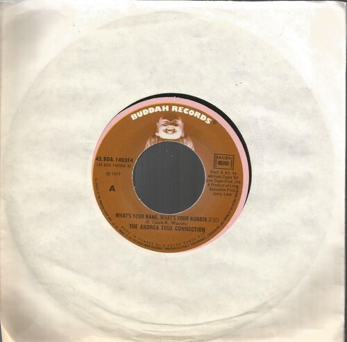 What's Your Name, What's Your Number (R. Cook - B. Woods) 3'50  /  Fill Me Up (Heart To Heart) (Gregg Diamond) 3'40 