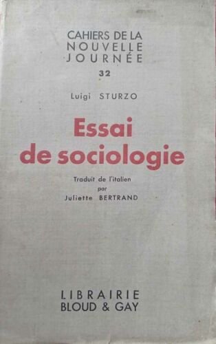 Essai De Sociologie
