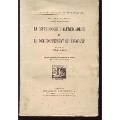La Psychologie D'alfred Adler Et Le Développement De L'enfant