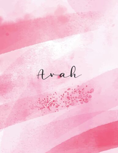 Avah: Journal Notebook Gray For Writing And Drawing, Blank | Calligraphy Dot Grid Journals | 8.5 X 11 Inch - V.655