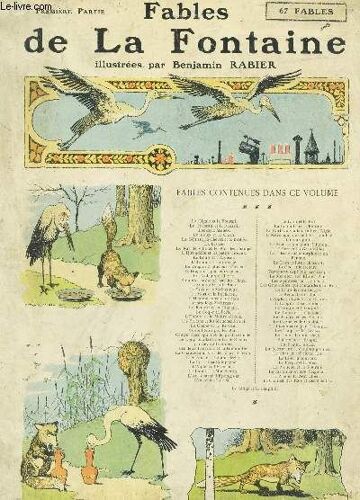 Fables De La Fontaine - Premiere Parite - 67 Fables.