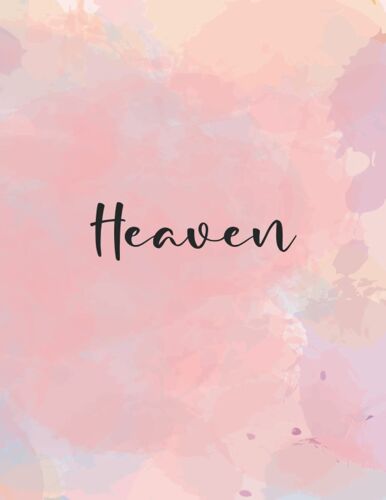 Heaven: Personal Name Dot Gird | The Notebook For Writing Journal Or Diary Women & Girls Gift For Birthday, For Student | 160 Pages Size 8.5x11inch - V.423