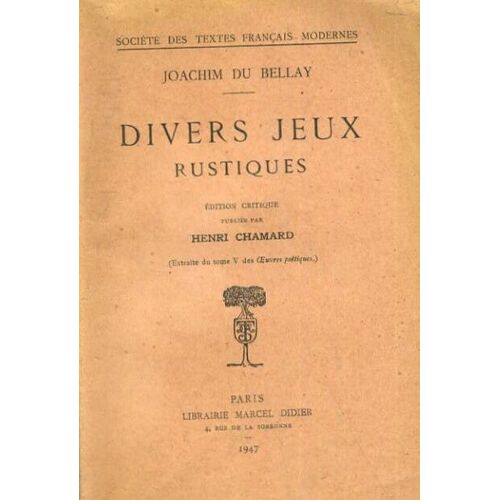 Divers Jeux Rustiques
