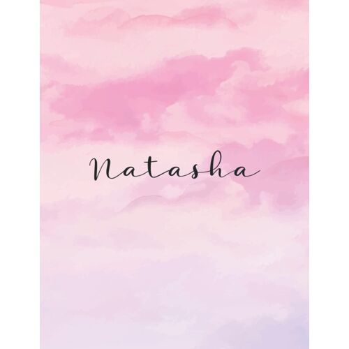 Natasha: Journal Notebook Gray For Writing And Drawing, Blank | Calligraphy Dot Grid Journals | 8.5 X 11 Inch - V.877