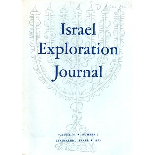 Israel Exploration Journal Volume 23- Number 2