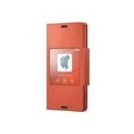 Sony Etui Style-Up Scr26 Pour Sony Xperia Z3 Compact (Orange Foncé)