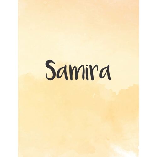 Samira: Dot Grid Notebook 8.5 X 11| For Graphing Pad, Design Book, Work Book, Planner, Dotted Notebook, Bullet Journal, Sketch Book, Math Book - V.989