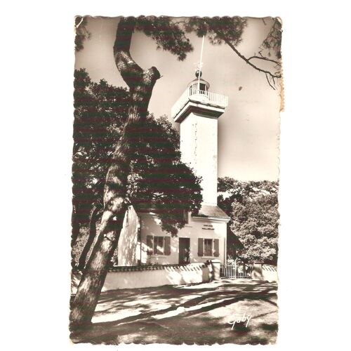 Vendée Noirmoutier Le Phare De La Plage Des Demoiselles Carte Postale 1959 Cpsm Postcard Lighthouse