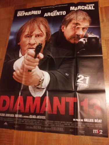 Diamant 13 Véritable Affiche De Film De Cinéma 120*160 Cm Avec Gerard Depardieu