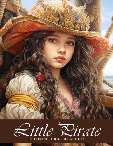 Little Pirate Coloring Book: 50 Enchanting Adventures To Color | A Fantastic Gift For Everyone