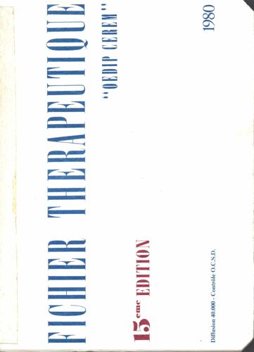 Fichier Thérapeutique ""Oedip Cerem""15 E Édition