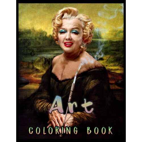 Art Coloring Book: 50 Famous Paintings, Educational Coloring Book, Artist Coloring Book