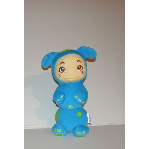 Chat Chien Luciole Doudou Lumineux Pommette 25cm