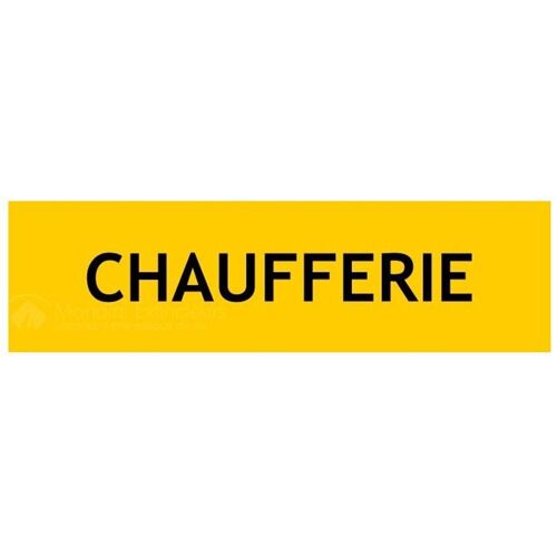 Panneau de localisation "CHAUFFERIE"