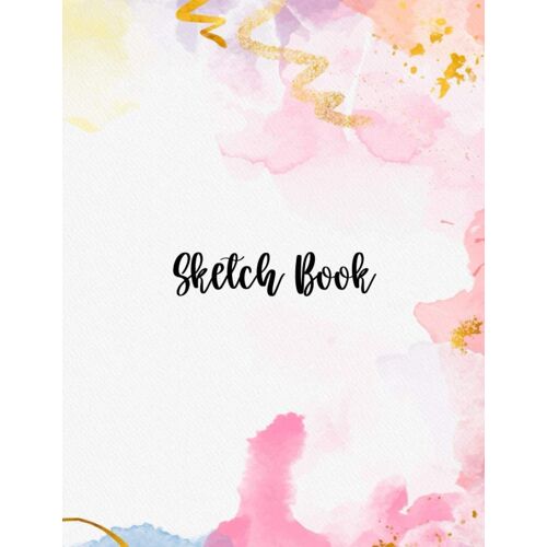 Sketchbook: Unlined Sketch Book For Boys Girls Kindergarten 1st & 2nd Grades Doodling Crayon Coloring Sketching Painting