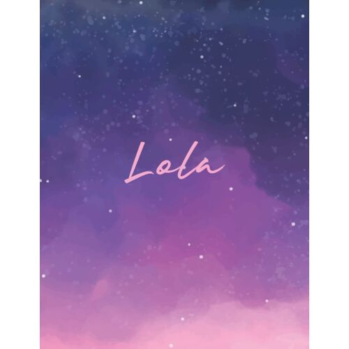 Lola: Journal Notebook Gray For Writing And Drawing, Blank | Calligraphy Dot Grid Journals | 8.5 X 11 Inch - V.248