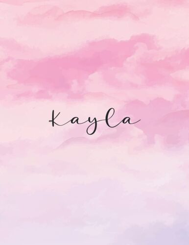 Kayla: Journal Notebook Gray For Writing And Drawing, Blank | Calligraphy Dot Grid Journals | 8.5 X 11 Inch - V.184